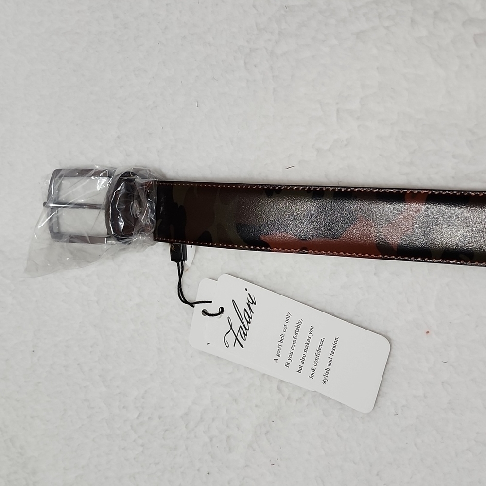 New Leather camo belt by Falari